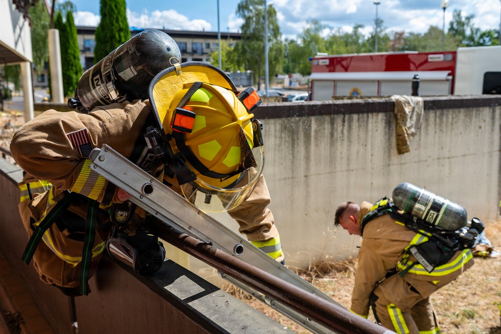 169th CES firefighters conduct deployment for training operations at Spangdahlem AB, Germany