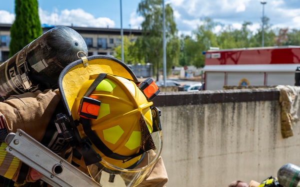 169th CES firefighters conduct deployment for training operations at Spangdahlem AB, Germany