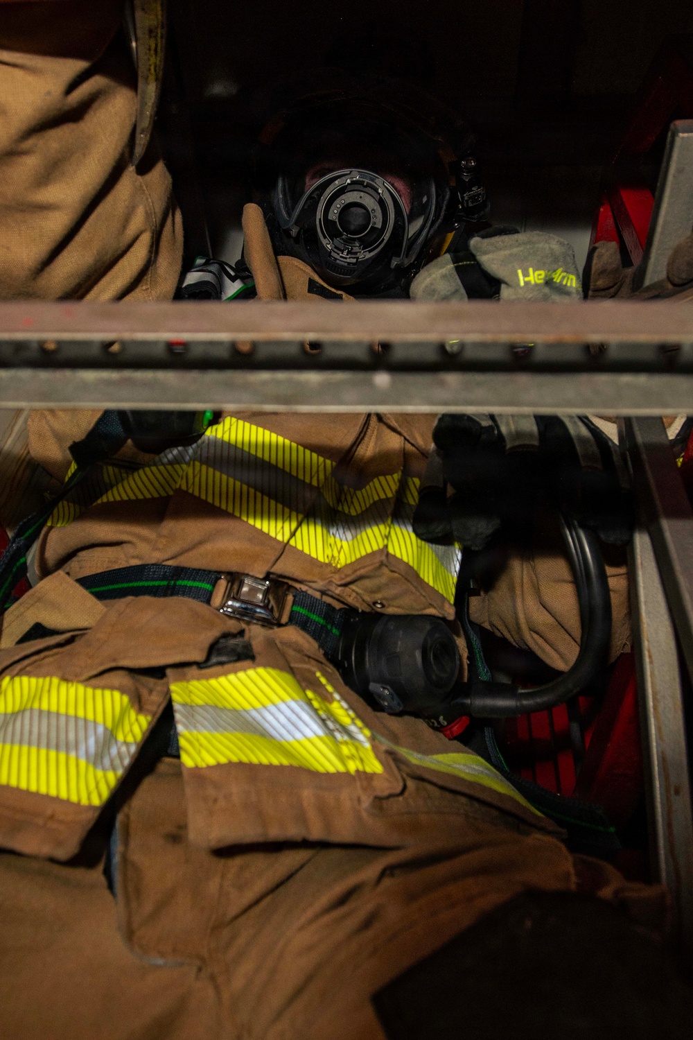 169th CES firefighters perform simulated confined space operations at Spangdahlem AB, Germany