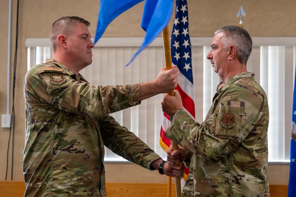 Change of responsibility ceremony recognizes Taber as new 167th command chief