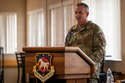 Change of responsibility ceremony recognizes Taber as new 167th command chief