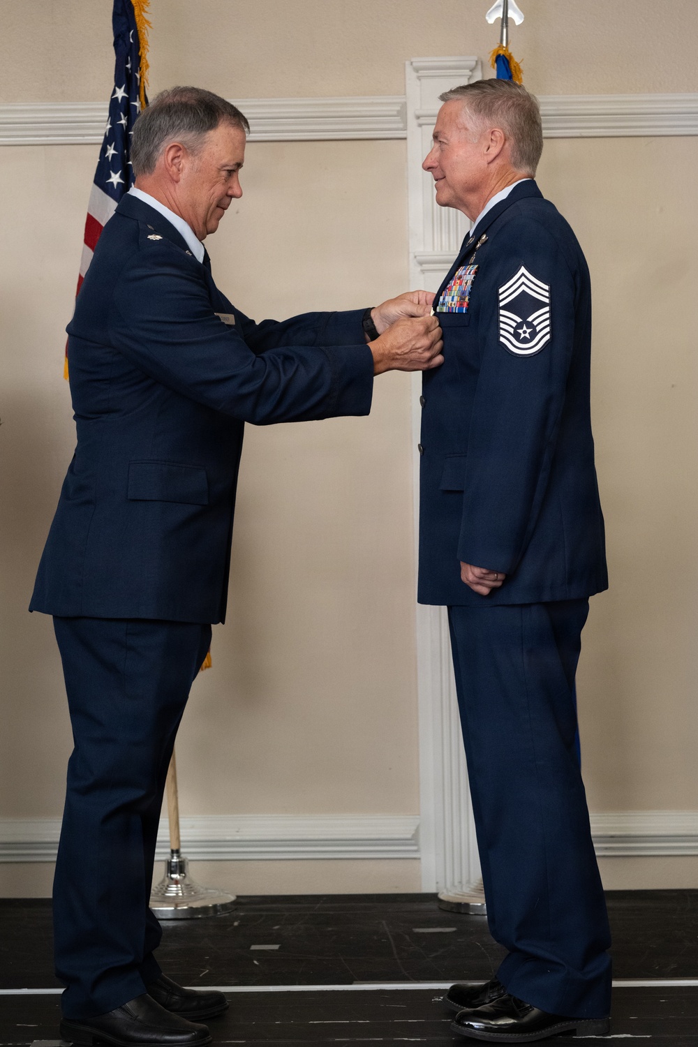 Chief Master Sergeant Mark McElmurry retirement ceremony