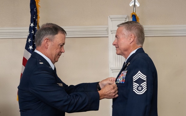Chief Master Sergeant Mark McElmurry retirement ceremony