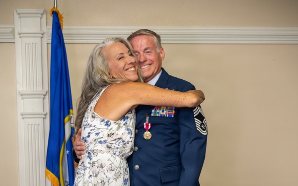 Chief Master Sergeant Mark McElmurry retirement ceremony