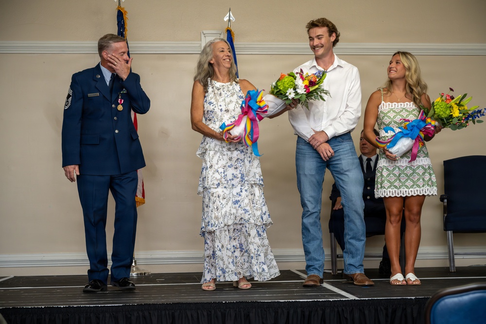 Chief Master Sergeant Mark McElmurry retirement ceremony