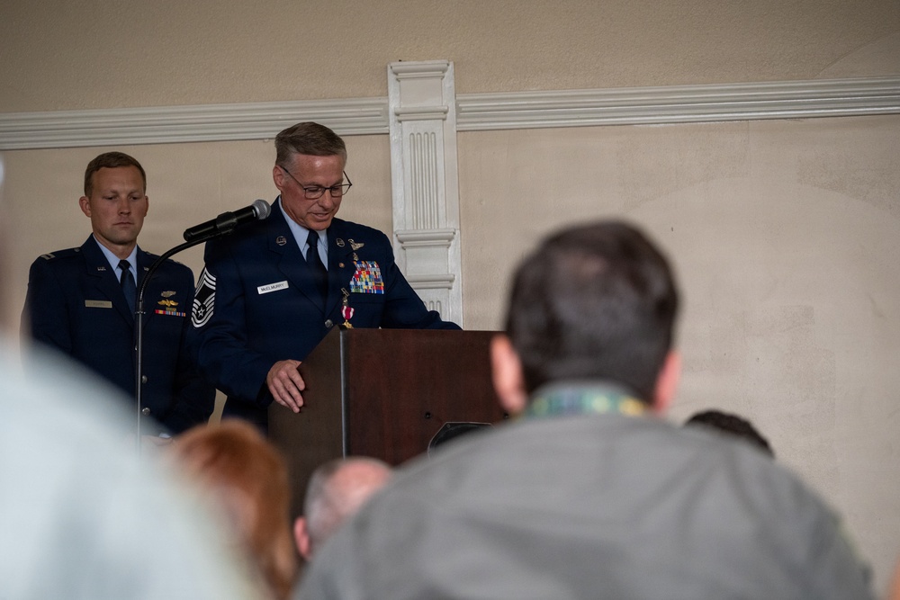 Chief Master Sergeant Mark McElmurry retirement ceremony