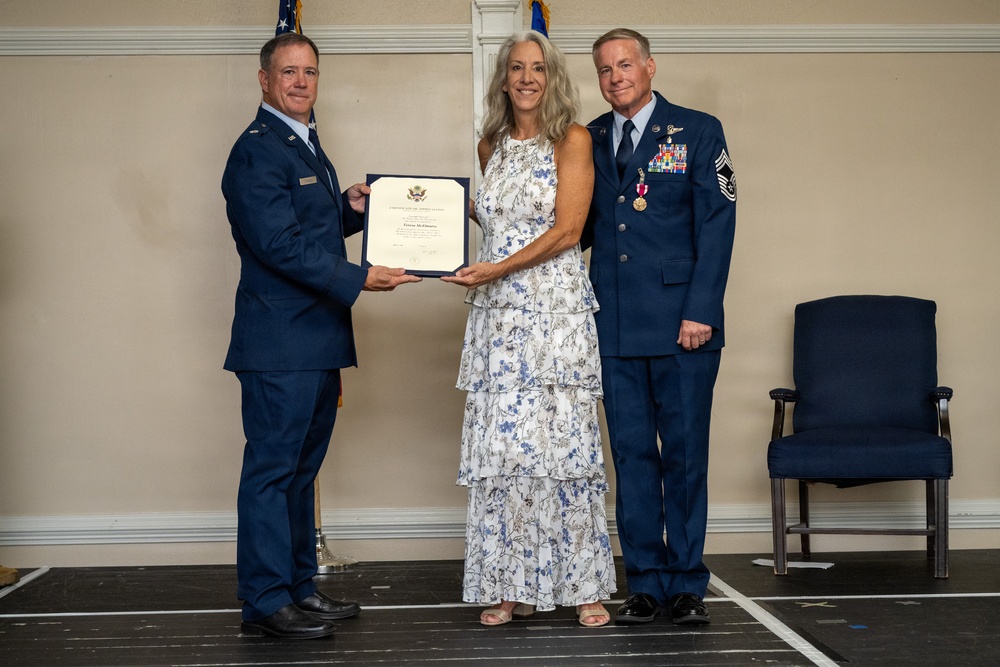 Chief Master Sergeant Mark McElmurry retirement ceremony