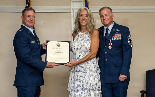 Chief Master Sergeant Mark McElmurry retirement ceremony