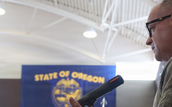 Col. Gibson Addresses the Brigade