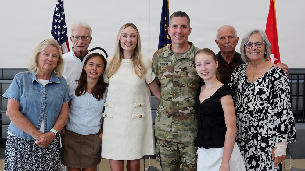 Col. Vidourek with Family