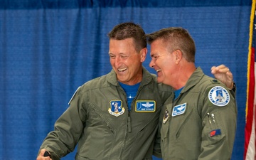 Fighter pilot retires from the 122nd Fighter Wing