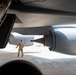 KC-135 refuels U.S. Navy fighters in the CENTCOM area of responsibility