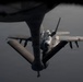 KC-135 refuels U.S. Navy fighters in the CENTCOM area of responsibility