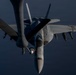 KC-135 refuels U.S. Navy fighters in the CENTCOM area of responsibility