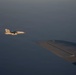 KC-135 refuels U.S. Navy fighters in the CENTCOM area of responsibility