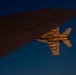 KC-135 refuels U.S. Navy fighters in the CENTCOM area of responsibility
