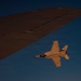 KC-135 refuels U.S. Navy fighters in the CENTCOM area of responsibility