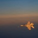 KC-135 refuels U.S. Navy fighters in the CENTCOM area of responsibility