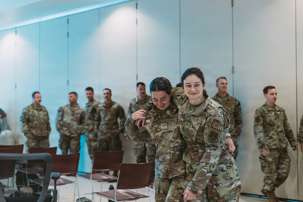 Airmen of the 139th Airlift Wing train during Northern Strike 26-2