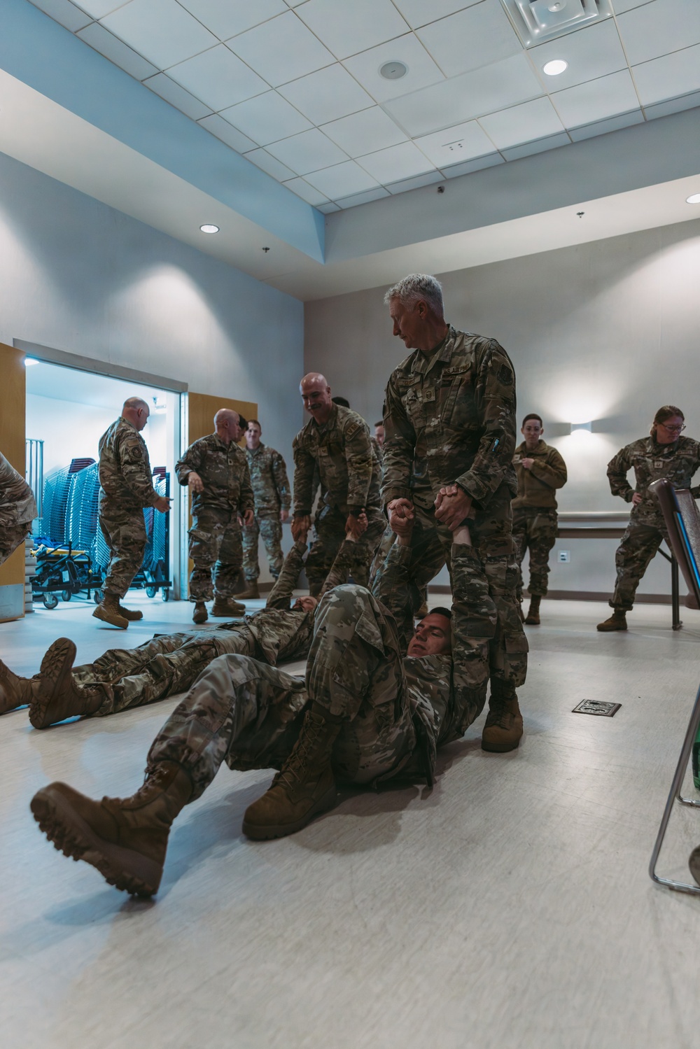 Airmen of the 139th Airlift Wing train during Northern Strike 26-2