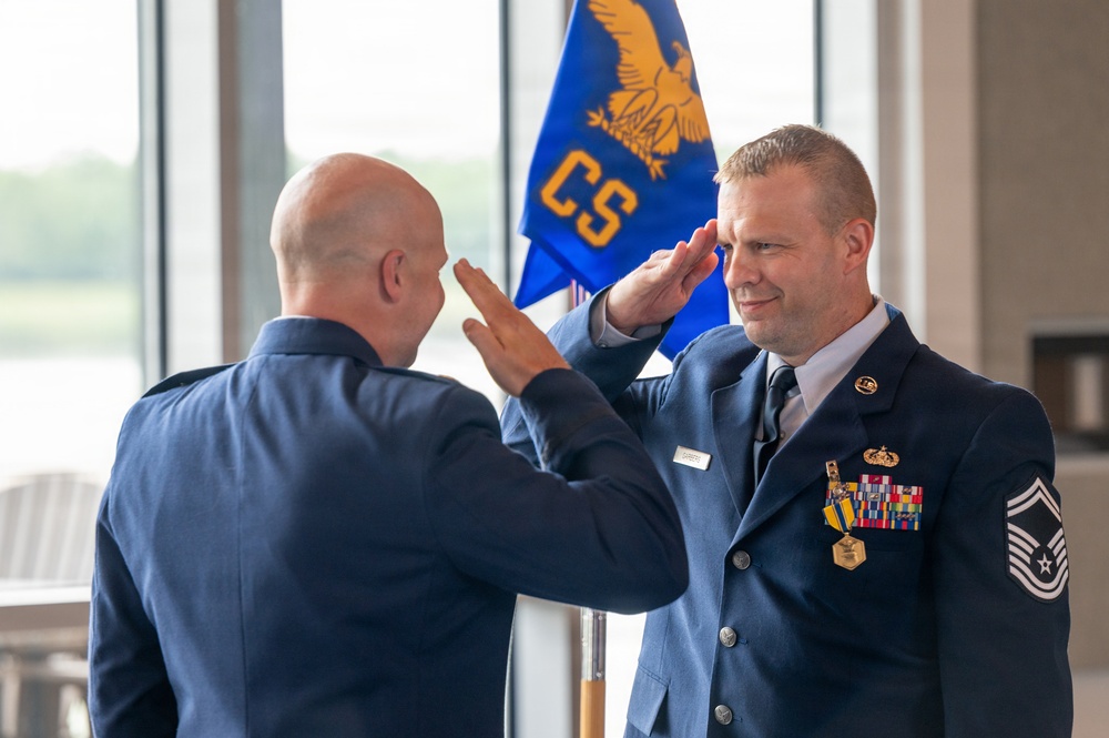 Chief Master Sgt. Ryan Garbers Promotion Ceremony