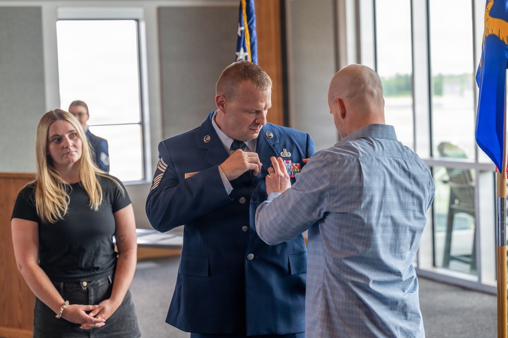 Chief Master Sgt. Ryan Garbers Promotion Ceremony