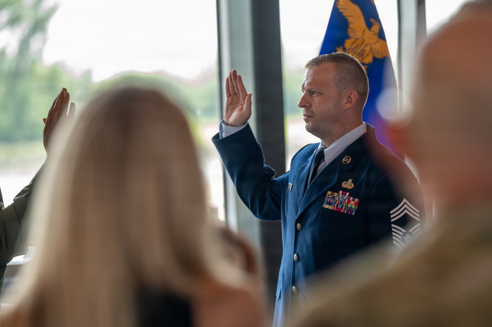 Chief Master Sgt. Ryan Garbers Promotion Ceremony