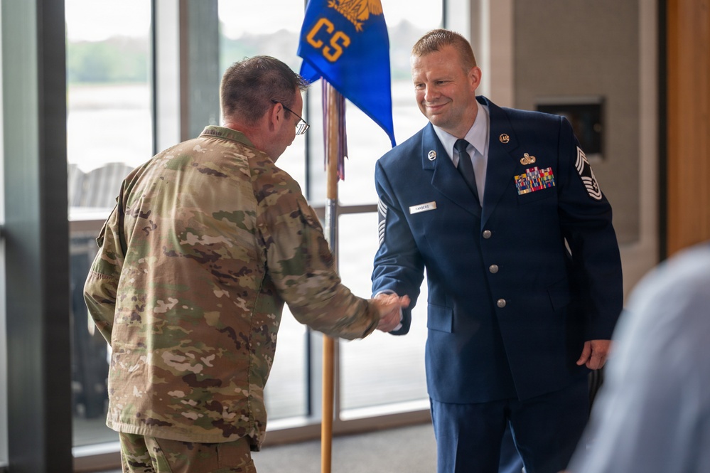 Chief Master Sgt. Ryan Garbers Promotion Ceremony