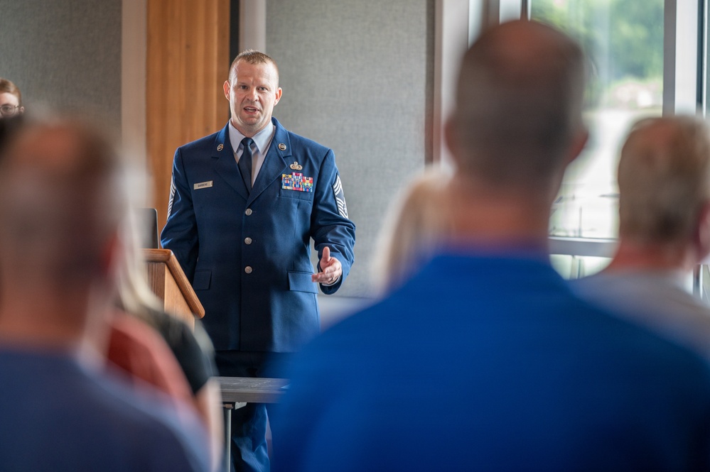 Chief Master Sgt. Ryan Garbers Promotion Ceremony