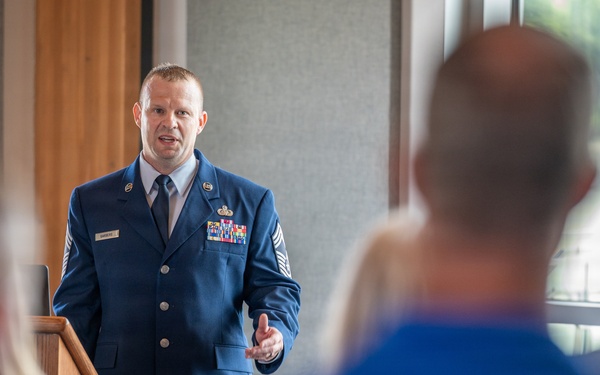 Chief Master Sgt. Ryan Garbers Promotion Ceremony