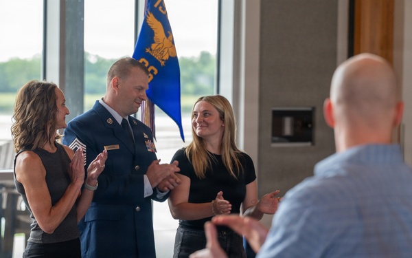 Chief Master Sgt. Ryan Garbers Promotion Ceremony