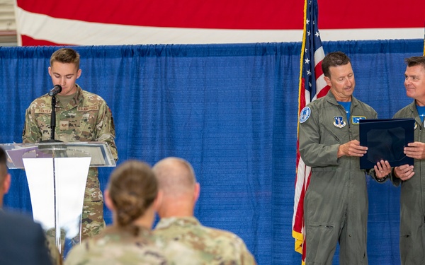 Fighter pilot retires from the 122nd Fighter Wing