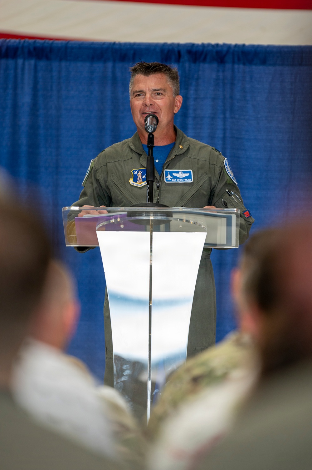 Fighter pilot retires from the 122nd Fighter Wing