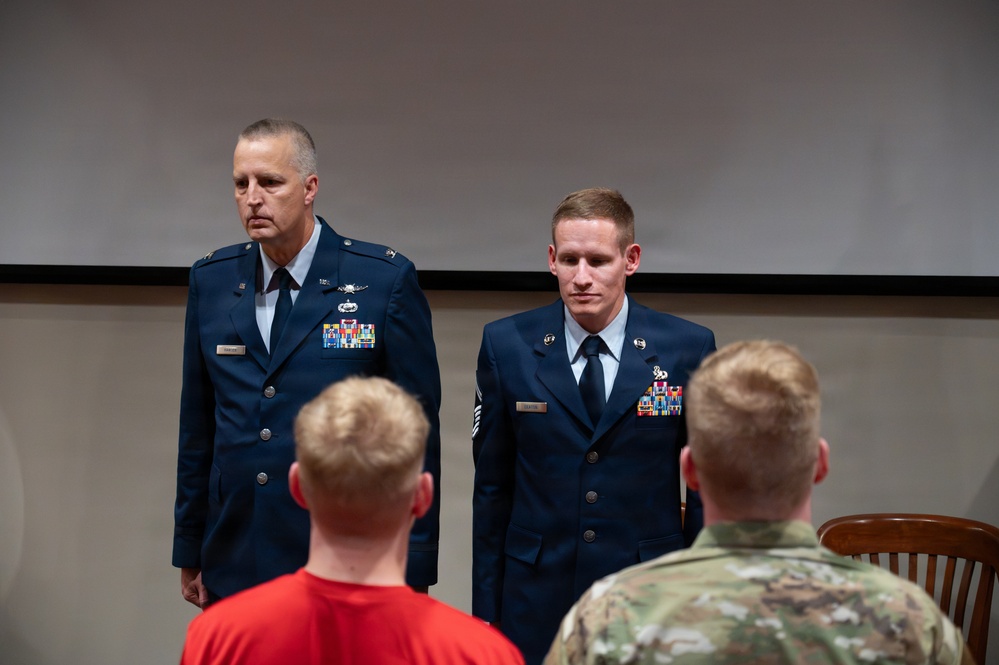 Deaton Promoted to Chief Master Sergeant After 28 Years of Service