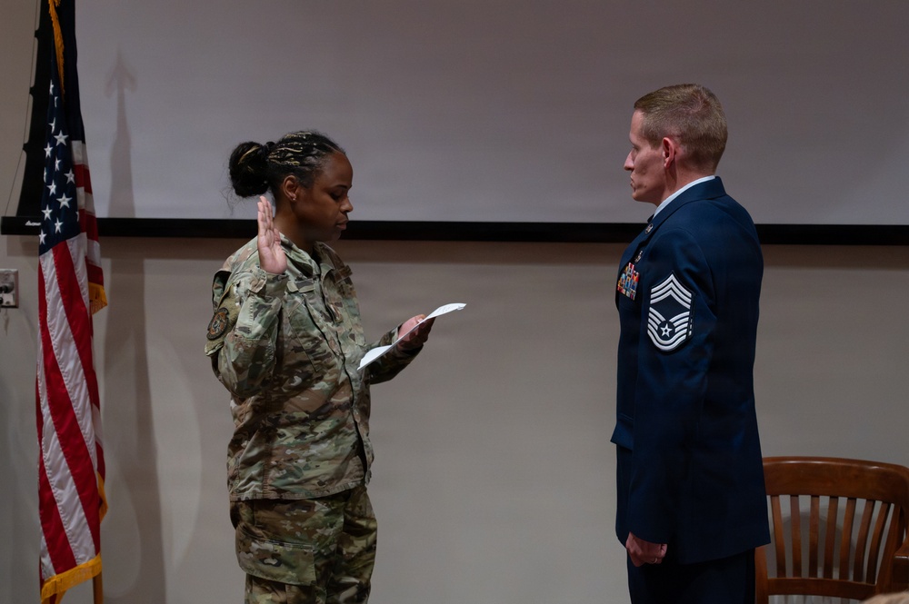 Deaton Promoted to Chief Master Sergeant After 28 Years of Service