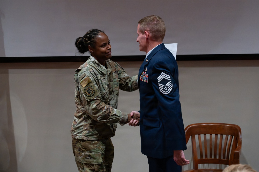 Deaton Promoted to Chief Master Sergeant After 28 Years of Service