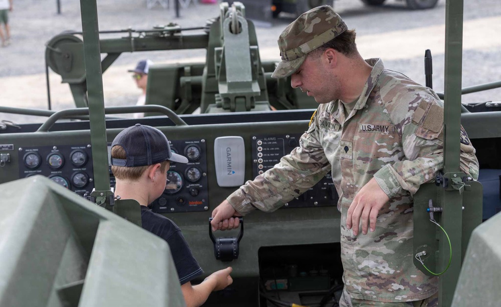 U.S. Army Soldiers Showcase Military Vehicles at 65th German-American Volksfest