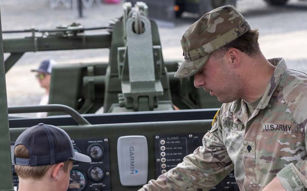 U.S. Army Soldiers Showcase Military Vehicles at 65th German-American Volksfest