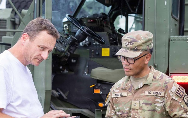 U.S. Army Soldiers Showcase Military Vehicles at 65th German-American Volksfest