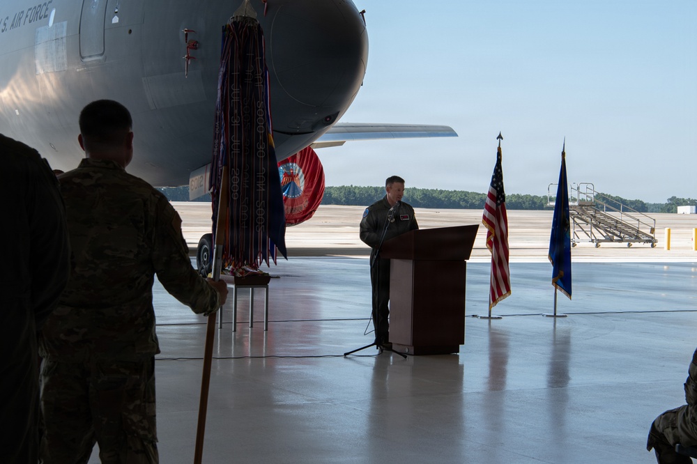 911th Air Refueling Squadron Change of Command