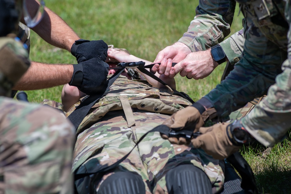 138 FW and 139 AW Unite for TCCC Training in Alpena