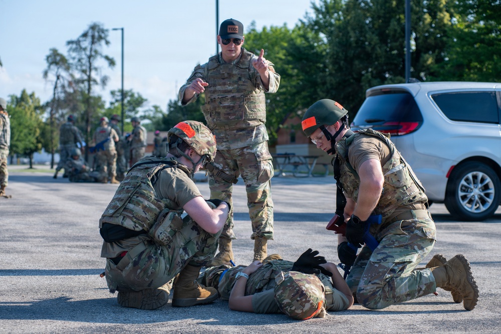 138 FW and 139 AW Unite for TCCC Training in Alpena