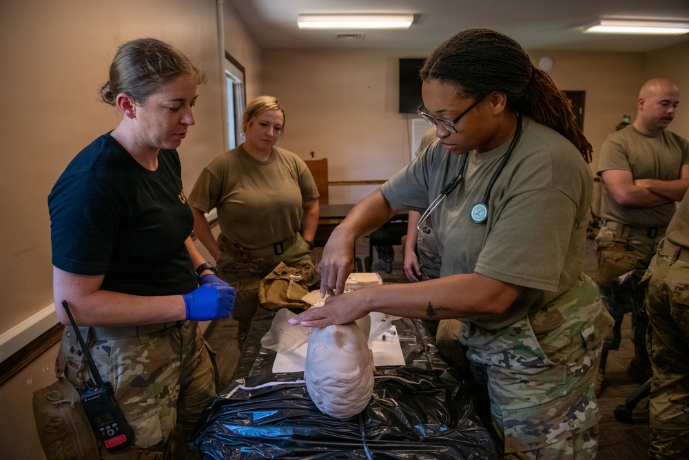 138 FW and 139 AW Unite for TCCC Training in Alpena