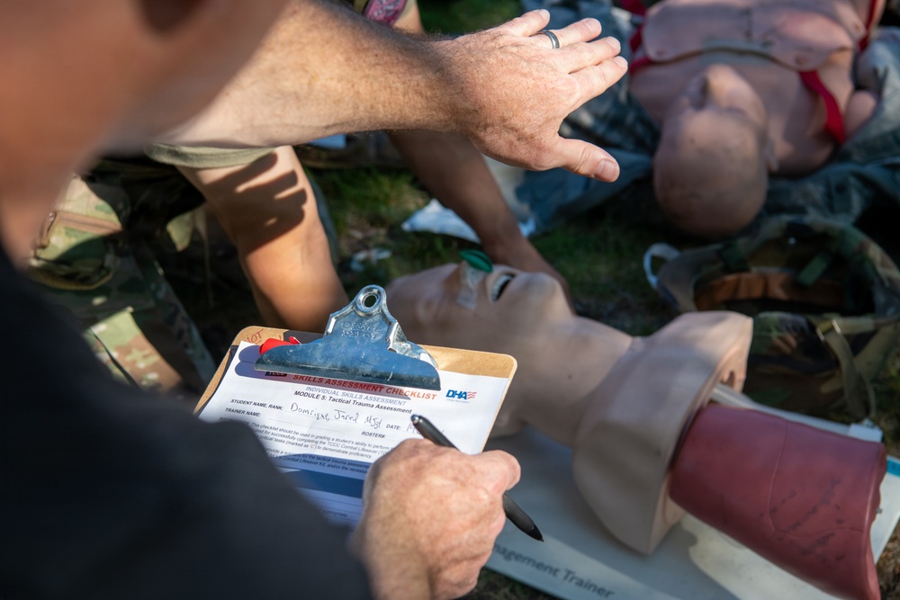 138 FW and 139 AW Unite for TCCC Training in Alpena