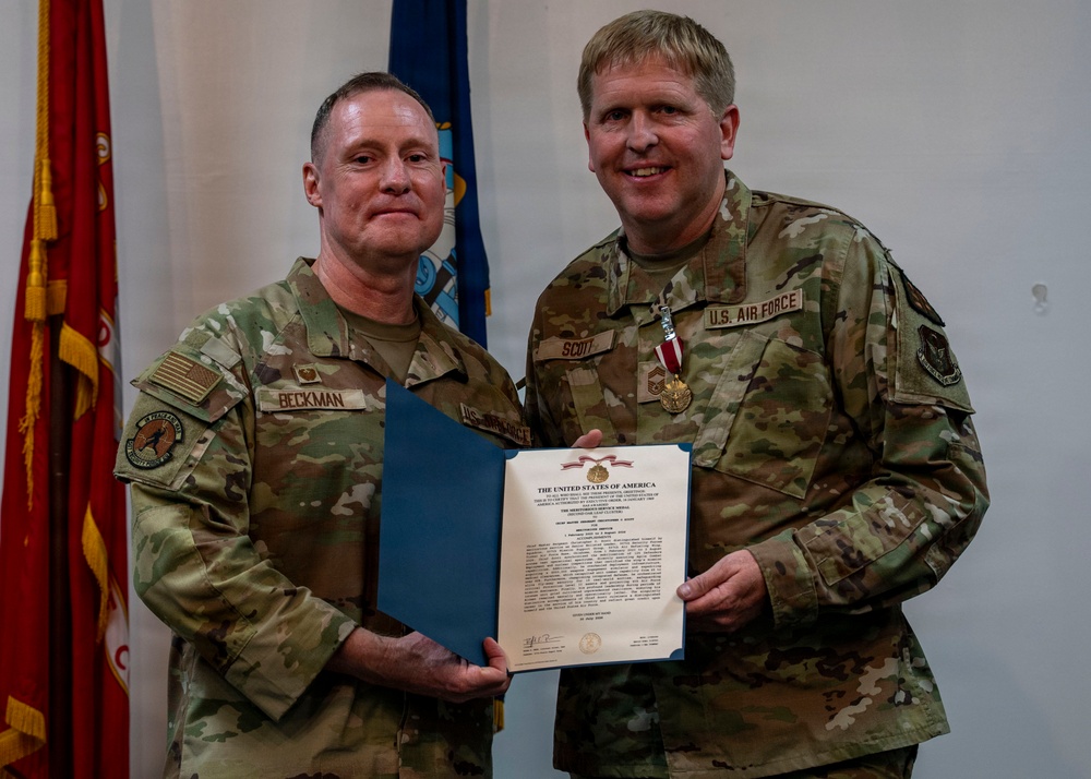 507th Security Forces Squadron celebrates CMSgt Chris Scott's Retirement