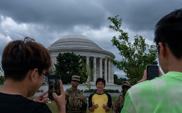 JTF- DC Patrols Jefferson Memorial