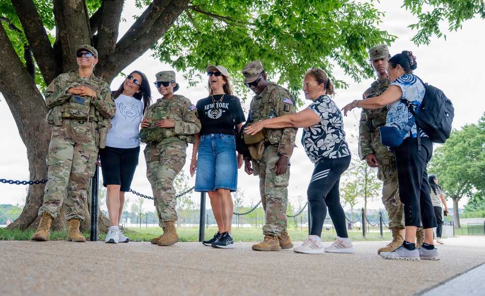 JTF- DC Patrols Jefferson Memorial