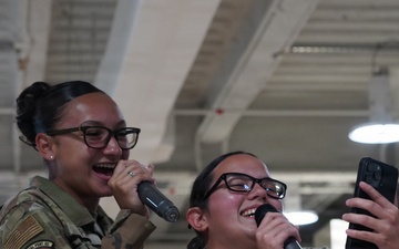 41st APS boosts morale, Rising 6 awareness with hangar social