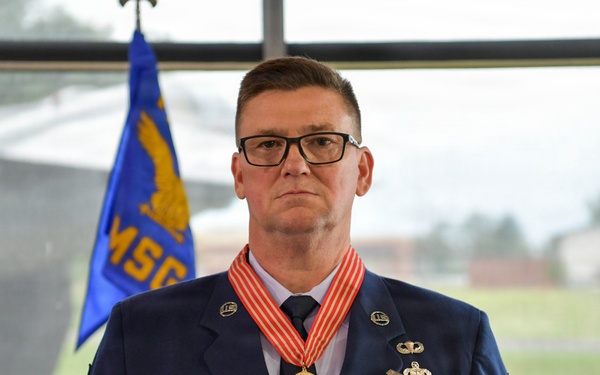 CMSgt Bowden retires from the 178th Wing