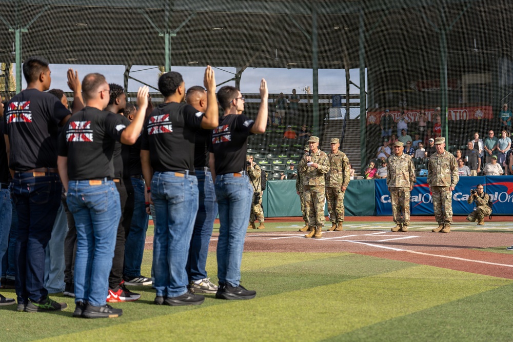 CNGB administers oath of enlistment to incoming FLNG members